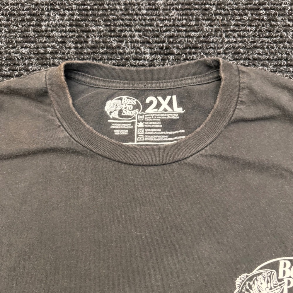Bass Pro Shops Mens 2XL Black Gun Safety Rule 1 2nd Amendment Graphic T-Shirt - Picture 5 of 11